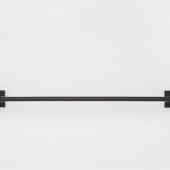 Matte Black 18” Modern Towel Bar Threshold NWT - Picture 2 of 3